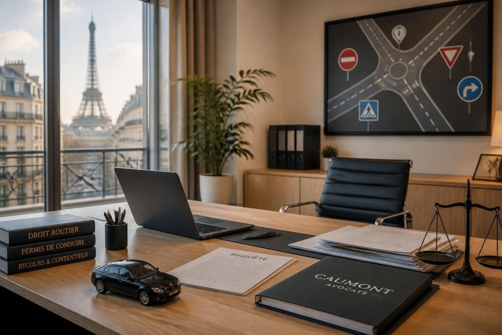 cabinet de caumont à paris, spécialiste en droit routier et permis de conduire, vous accompagne pour toutes vos démarches juridiques et recours liés au code de la route.
