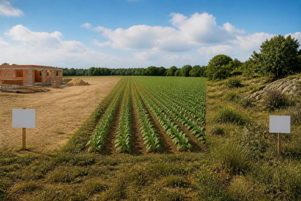 découvrez les frais de notaire applicables à l'achat de terrain constructible, agricole ou non constructible, et comprenez les différences pour bien préparer votre projet immobilier.