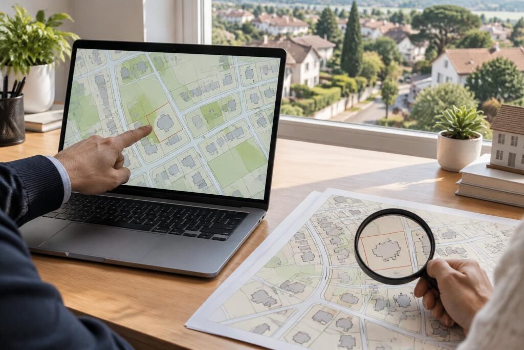 découvrez comment consulter une carte cadastrale et retrouver facilement une parcelle à partir de son adresse.